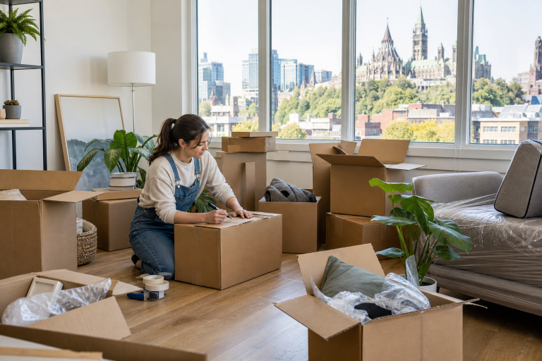 prepare for a residential move in Ottawa