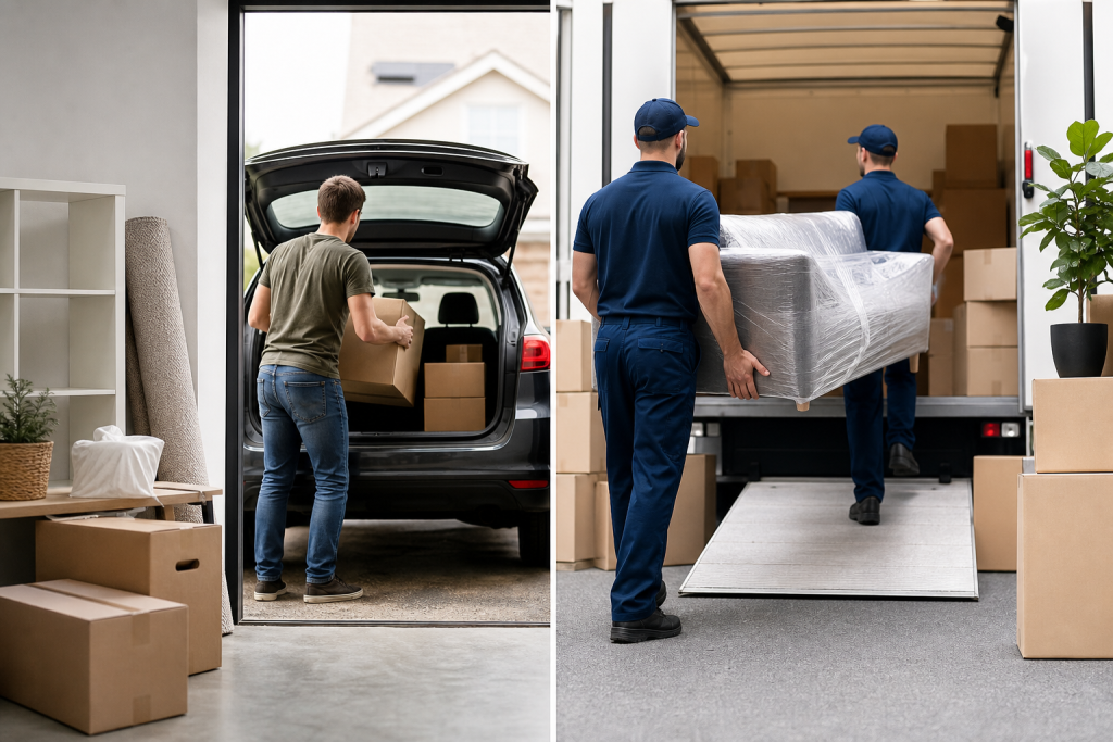 professional movers or move yourself